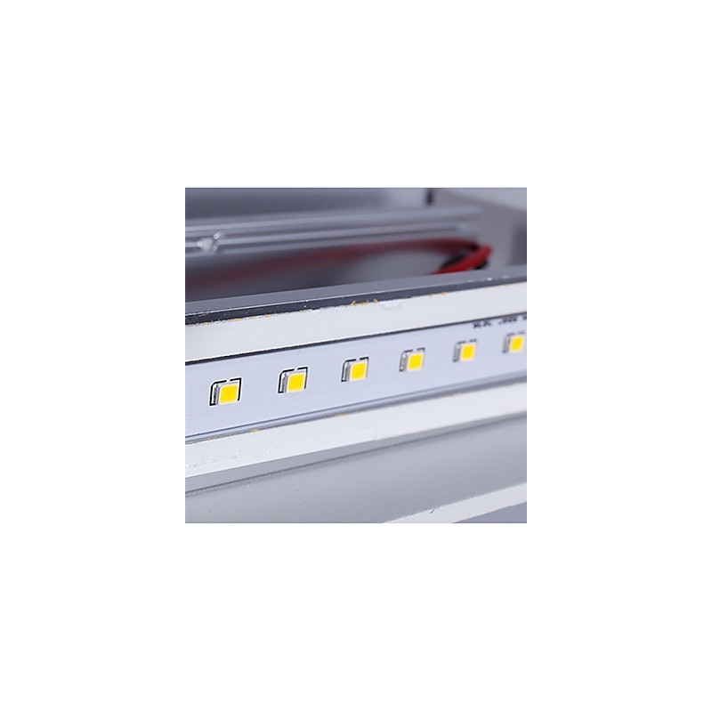 Applique da bagno a filo moderna LED integrato metallo 51 cm