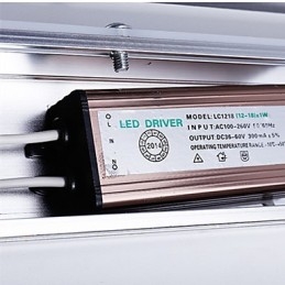 Applique da bagno a filo moderna LED integrato metallo 51 cm