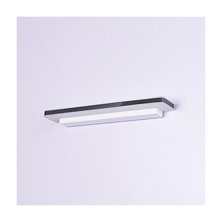 Applique da bagno LED integrato 10W bianco e nero 60 cm