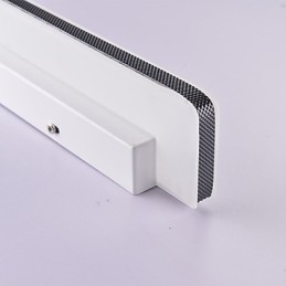 Applique da bagno LED integrato 10W bianco e nero 60 cm