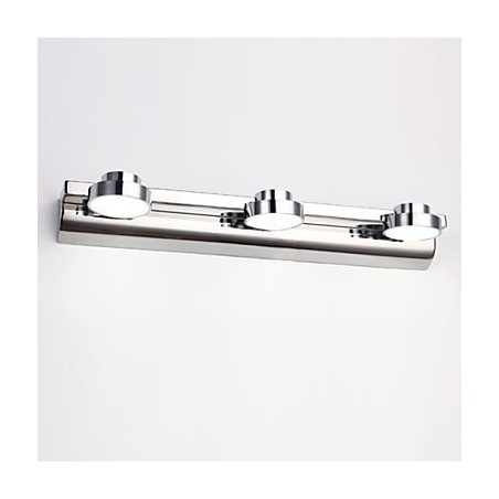 Applique da parete LED per bagno mini moderna contemporanea in metallo