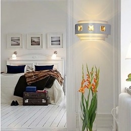 Applique da parete LED Mini Style moderna in metallo bianco