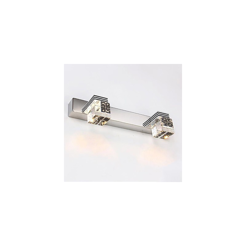 Applique da bagno a parete LED con cristallo stile moderno contemporaneo 6 W