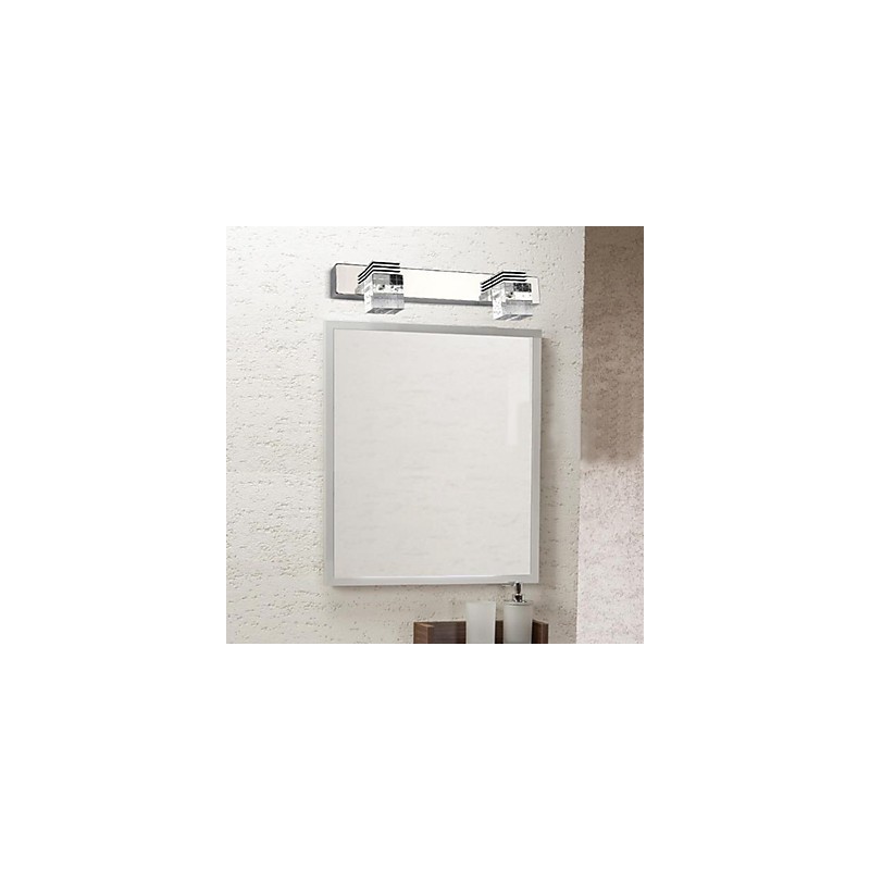 Applique da bagno a parete LED con cristallo stile moderno contemporaneo 6 W