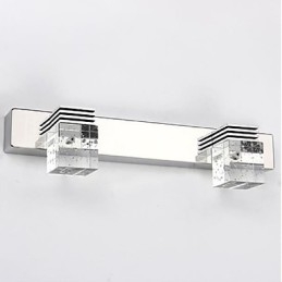 Applique da bagno a parete LED con cristallo stile moderno contemporaneo 6 W