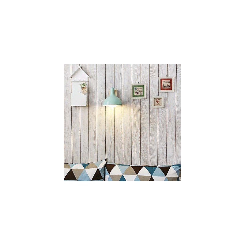 Applique da parete moderna contemporanea in legno e bambù