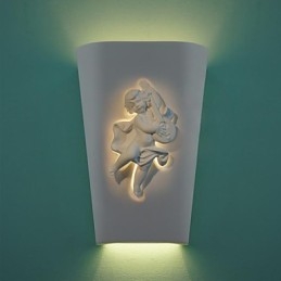 Applique da parete a filo LED moderna Cupido in metallo