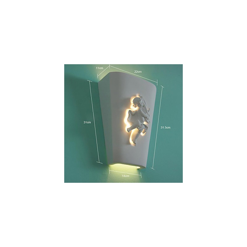Applique da parete a filo LED moderna Cupido in metallo