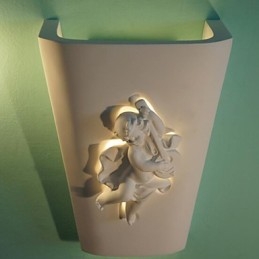 Applique da parete a filo LED moderna Cupido in metallo