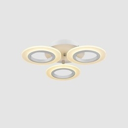 Lampada a sospensione LED moderna in acrilico 27 W, 3 lampadine, 10 x 48 cm