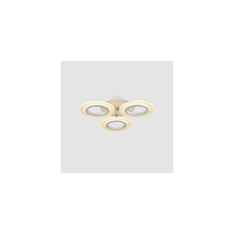 Lampada a sospensione LED moderna in acrilico 27 W, 3 lampadine, 10 x 48 cm