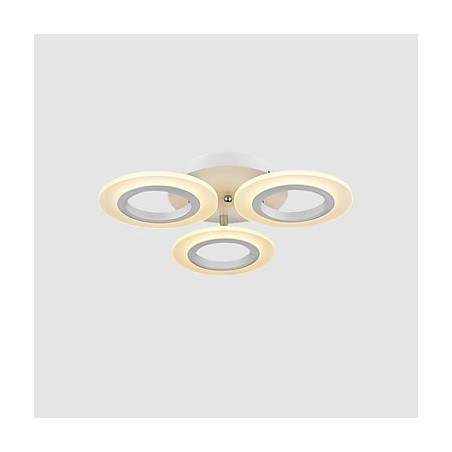 Lampada a sospensione LED moderna in acrilico 27 W, 3 lampadine, 10 x 48 cm