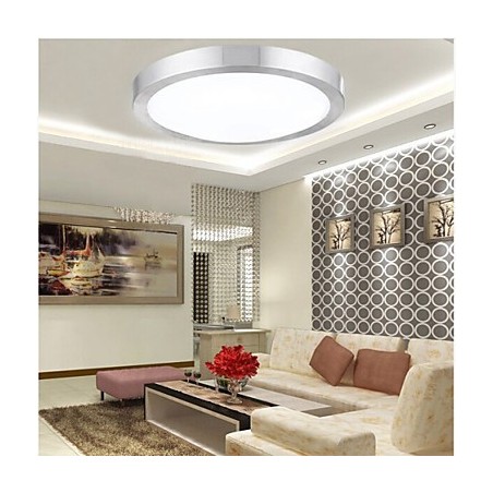 Plafoniera da incasso moderna rotonda Ø 29 cm LED integrato