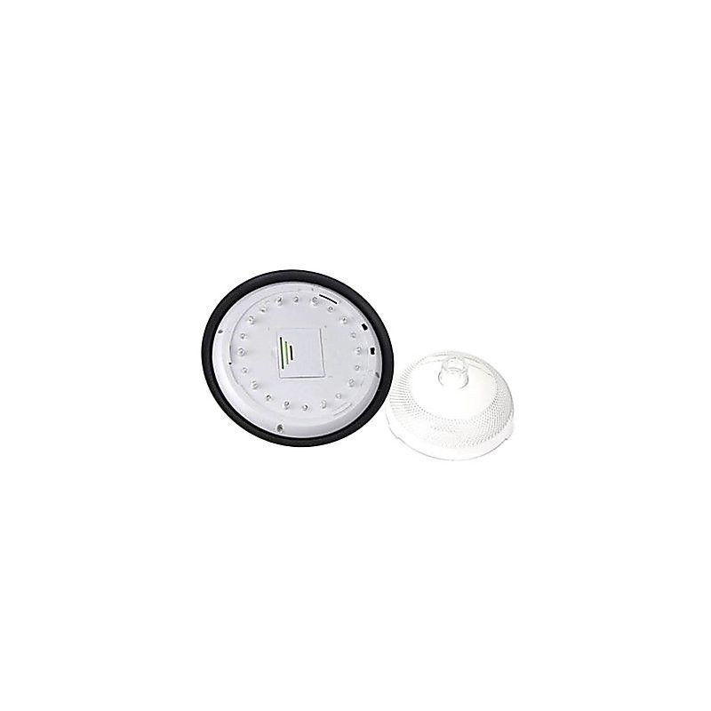 Applique da parete LED solare bianca in plastica