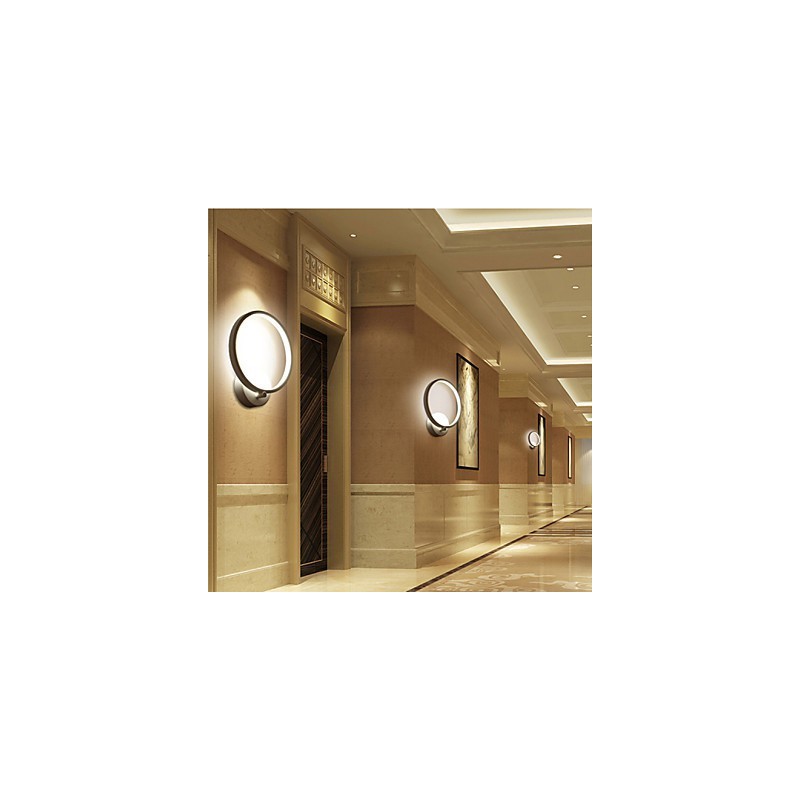 Applique da parete LED 15 W bianca in vetro 28,5 x 25 x 8 cm