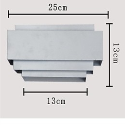 Applique da parete LED Mini Style moderna contemporanea in metallo bianco