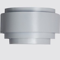 Applique da parete LED moderna in metallo bianco 25 cm