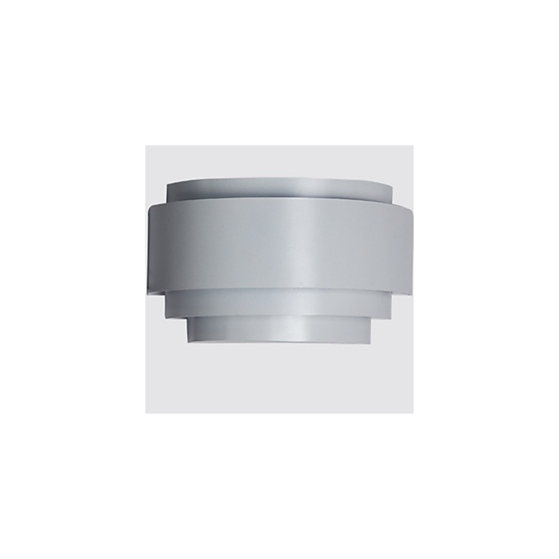 Applique da parete LED moderna in metallo bianco 25 cm