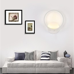 Applique da parete LED moderna bianca 12W