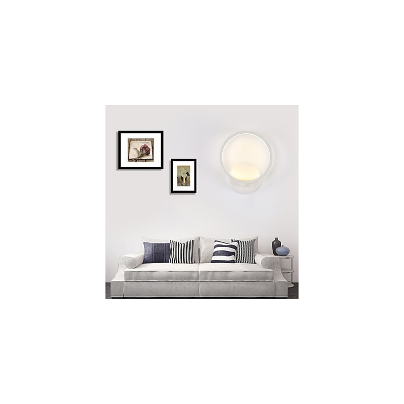 Applique da parete LED moderna bianca 12W