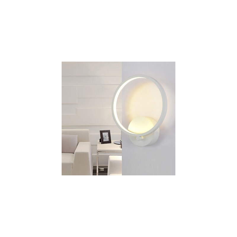 Applique da parete LED moderna bianca 12W