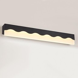 Applique da bagno LED integrato Mini in metallo moderno contemporaneo