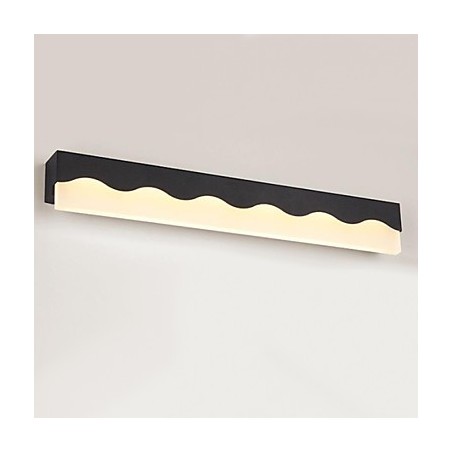 Applique da bagno LED integrato Mini in metallo moderno contemporaneo