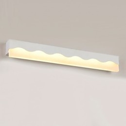 Applique da bagno LED integrato Mini in metallo moderno contemporaneo