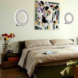 Applique da parete LED moderna in metallo e vetro 8 W