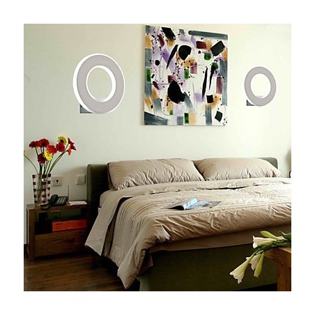 Applique da parete LED moderna in metallo e vetro 8 W