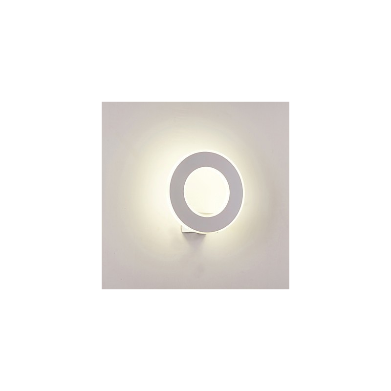Applique da parete LED moderna in metallo e vetro 8 W