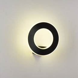 Applique da parete LED moderna in metallo e vetro 8 W