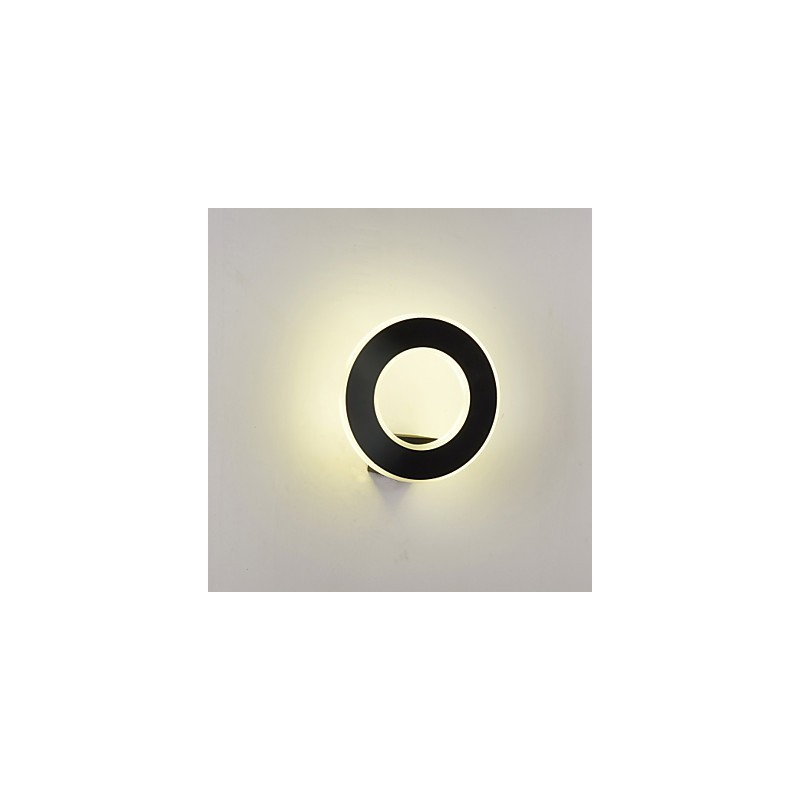 Applique da parete LED moderna in metallo e vetro 8 W