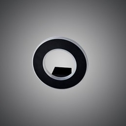 Applique da parete LED moderna in metallo e vetro 8 W