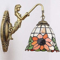 Applique da parete in ferro battuto stile europeo moderno