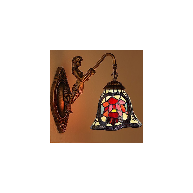 Applique da parete in ferro battuto creativo stile rurale europeo contemporaneo