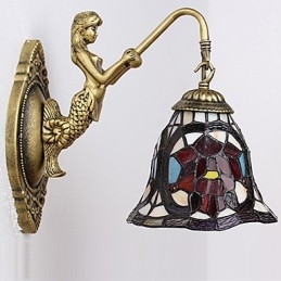 Applique da parete in ferro battuto creativo stile rurale europeo contemporaneo