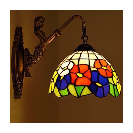 Applique da parete in ferro battuto creativo stile europeo rurale moderno