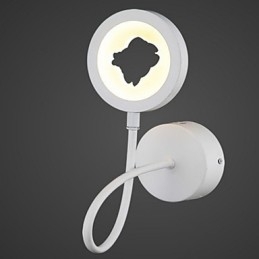 Applique da parete LED moderna con braccio oscillante per soggiorno