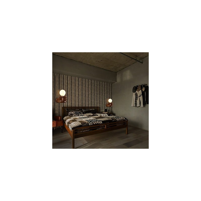 Applique da parete retrò europea a forma di pugno