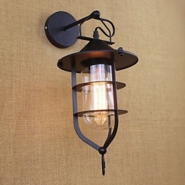 Applique da parete decorativa retrò con scena di negozio di abbigliamento e ristorante