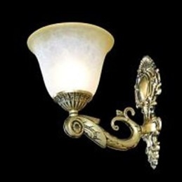 Applique da parete classica tradizionale in metallo bronzo