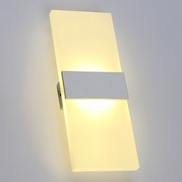 Applique da parete LED in acrilico moderna 30 cm