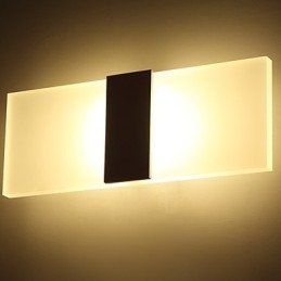 Applique da parete LED in acrilico moderna 30 cm