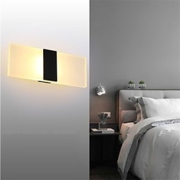 Applique da parete LED in acrilico moderna 30 cm