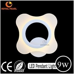 Applique da parete LED bianca in acrilico, 210x75x200 mm
