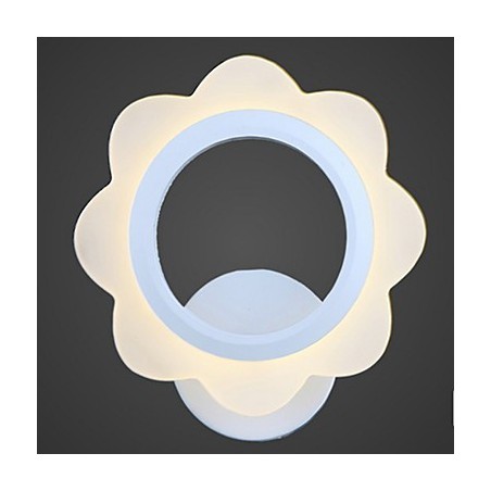 Applique da parete in acrilico design moderno 210x75x200 mm 9 W
