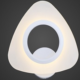 Applique da parete LED moderna in acrilico 9W bianco o bianco caldo