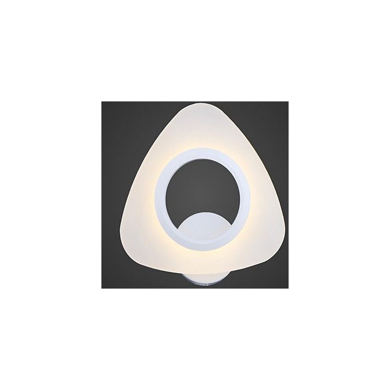 Applique da parete LED moderna in acrilico 9W bianco o bianco caldo
