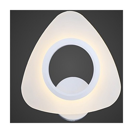 Applique da parete LED moderna in acrilico 9W bianco o bianco caldo